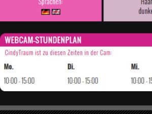 Webcam-Stundenplan